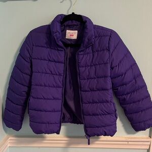 The Children's Place Purple Puffer Jacket